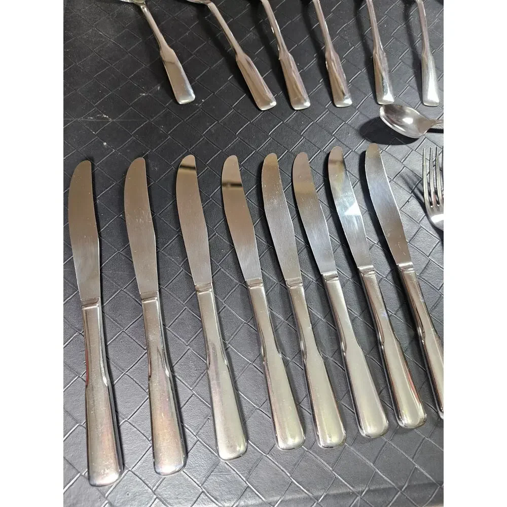 Vintage Rogers Stainless by Oneida Flatware Set 49 Pc Service for 8